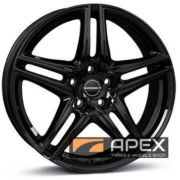 Borbet XR (R16 W7.5 PCD5x112 ET40 DIA66.6 Black) 913446 фото