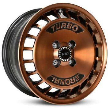 RONAL R10 (R15 W7 PCD4x100 ET37 DIA68) COPPER MATT-FRONT DIAMOND CUT 4053881266832 фото