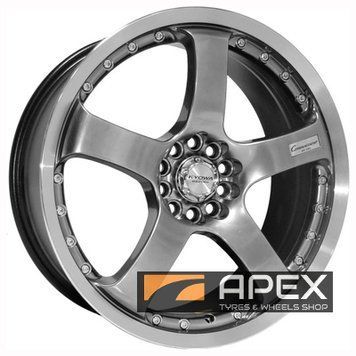 Kyowa Racing KR-208 (R18 W7.5 PCD5x112 ET45 DIA73.1 HPBL) 1082870 фото