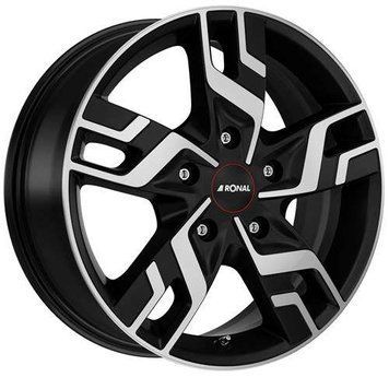 RONAL R64 (R17 W7 PCD5x130 ET33 DIA84,1) JETBLACK-MATT-FRONTKOPIERT 4053881227888 фото
