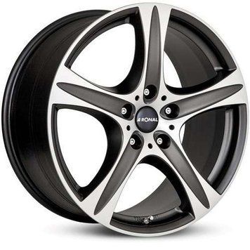 RONAL R55 (R18 W8,5 PCD5x112 ET55 DIA66,5) MATTSCHWARZ-FRONTKOPIERT 4053881243901 фото
