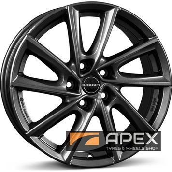 Borbet V (R17 W7 PCD5x112 ET48.5 DIA66.5 ANTHR) 1912686 фото